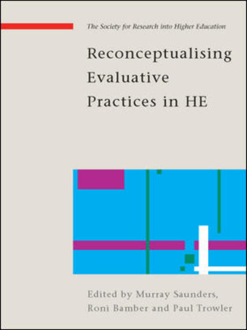 Title details for Reconceptualising Evaluation in Higher Education by Murray Saunders - Available